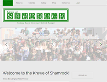 Tablet Screenshot of kreweofshamrock.com